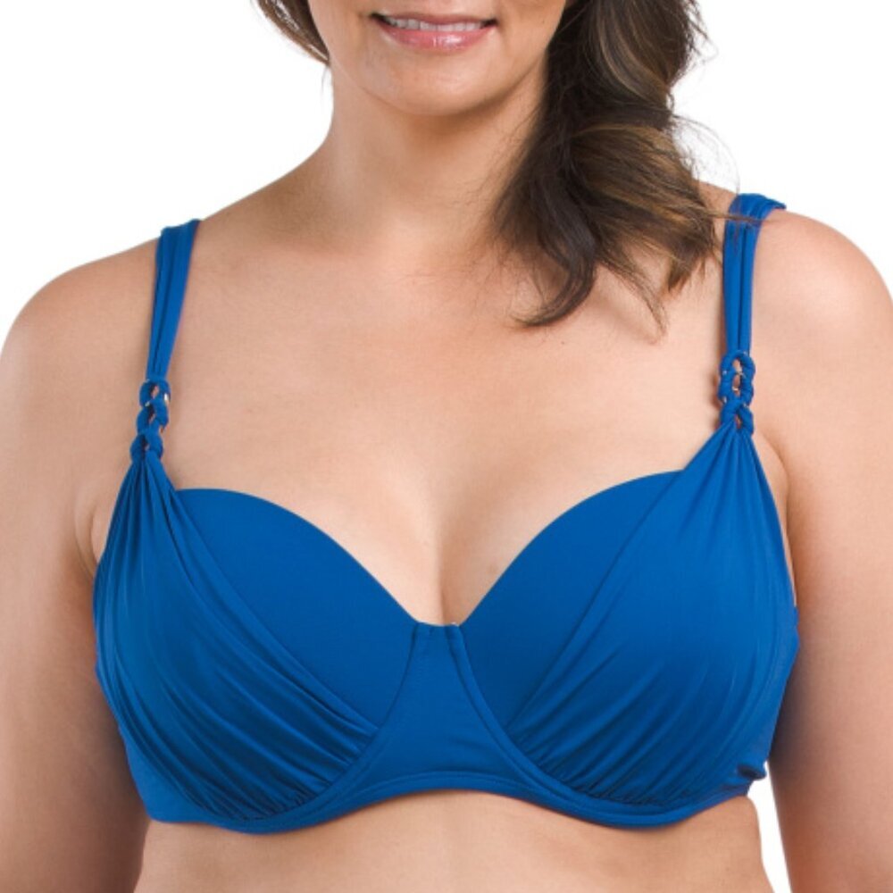 NWT Bleu Rod Beattie Ring Master Bikini Top D Cup 40 D